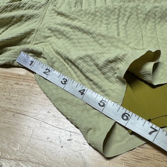 Lululemon Surge Lined Short 6" Special Edition Green Auric Gold Men's XXL EUC - Picture 9 of 9